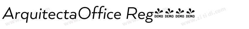 ArquitectaOffice Reg字体转换